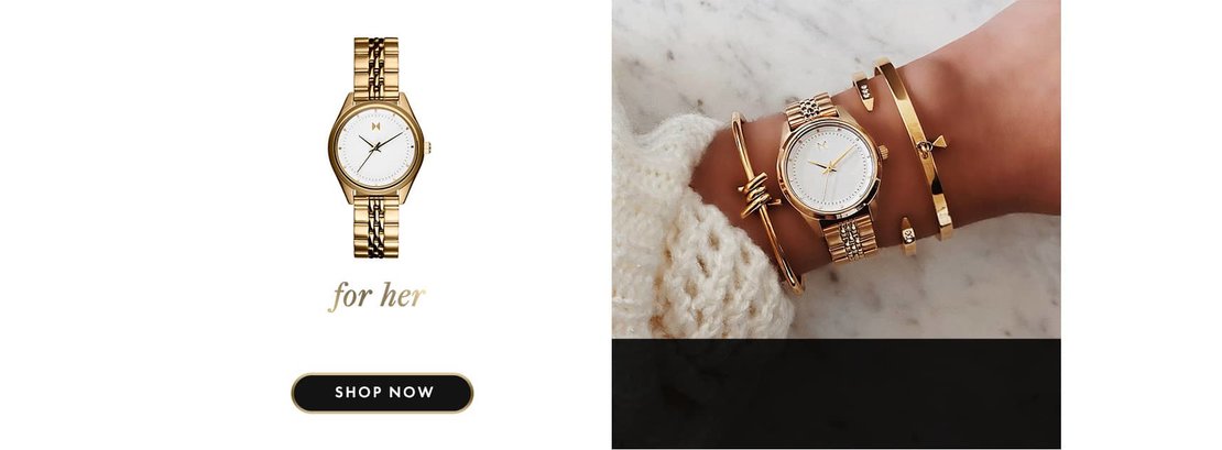 Amber Gold Watch 