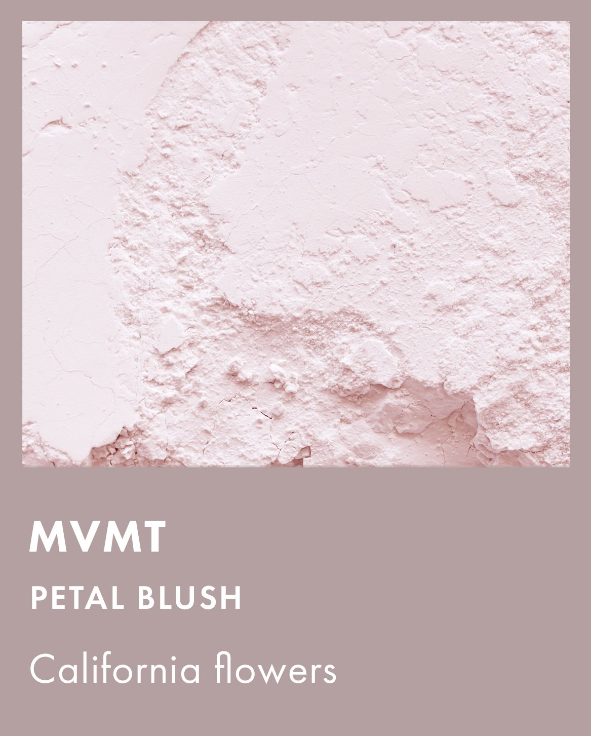 MVMT ceramic swatch in color petal blush