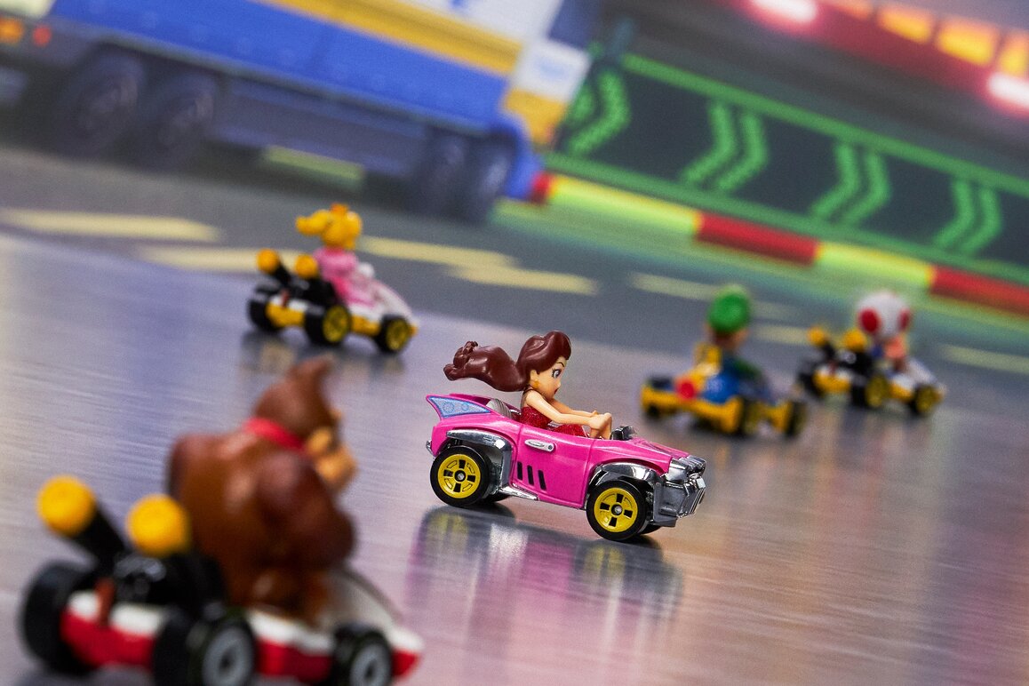 A hot wheels race track