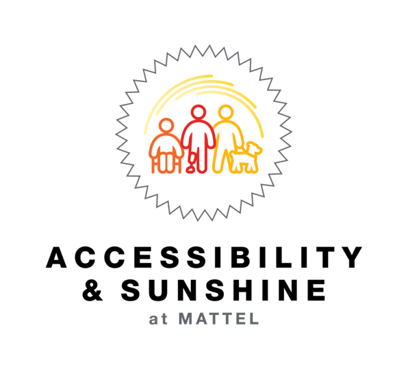 Accessibility & Sunshine at Mattel logo