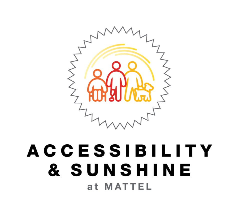 Accessibility & Sunshine at Mattel logo