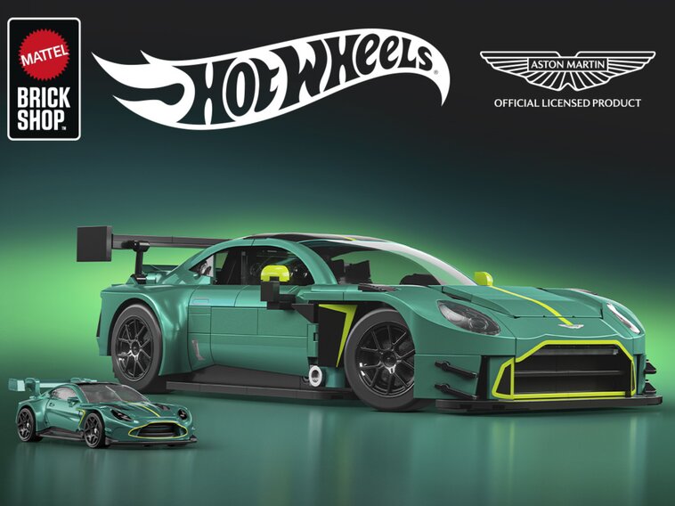 Mattel Brickshop Aston Martin GT3