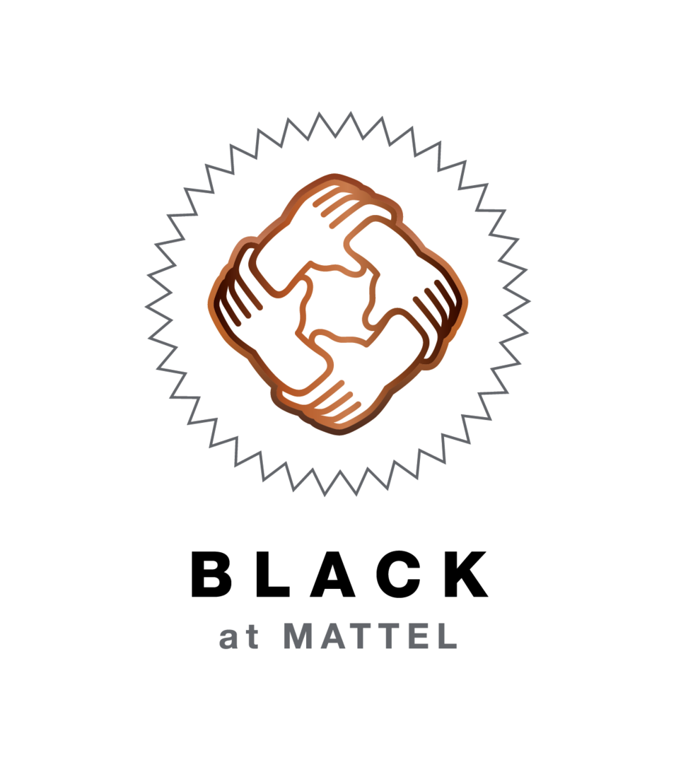 Black at Mattel logo