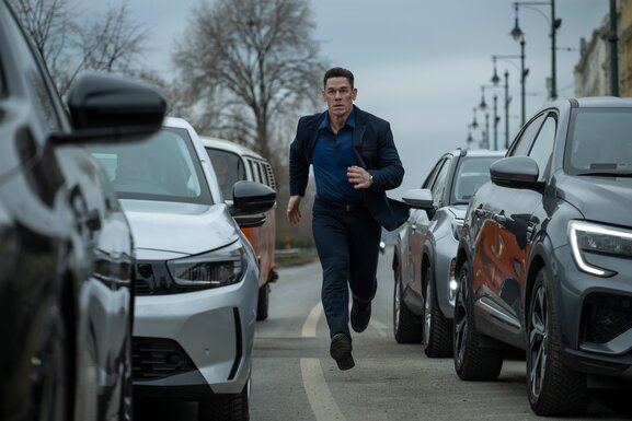 Matchbox the Movie Still - John Cena Running