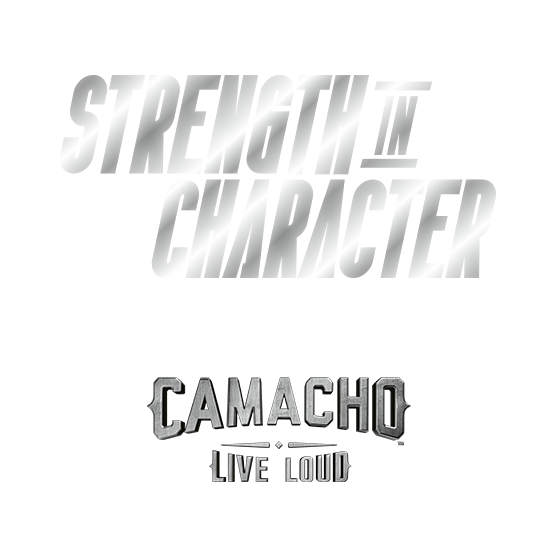 Camacho Strength in Character Logo