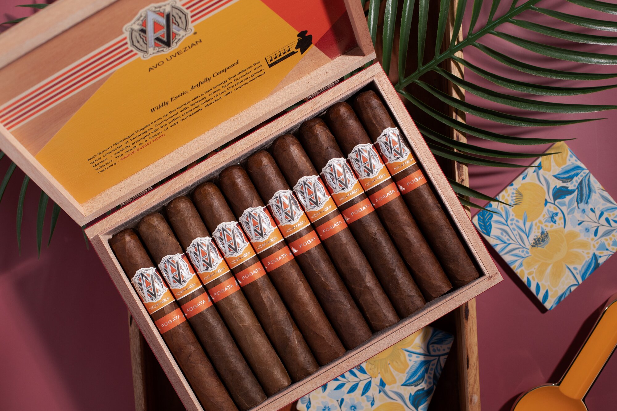 Open Box of AVO Syncro Nicaragua Fogata cigars
