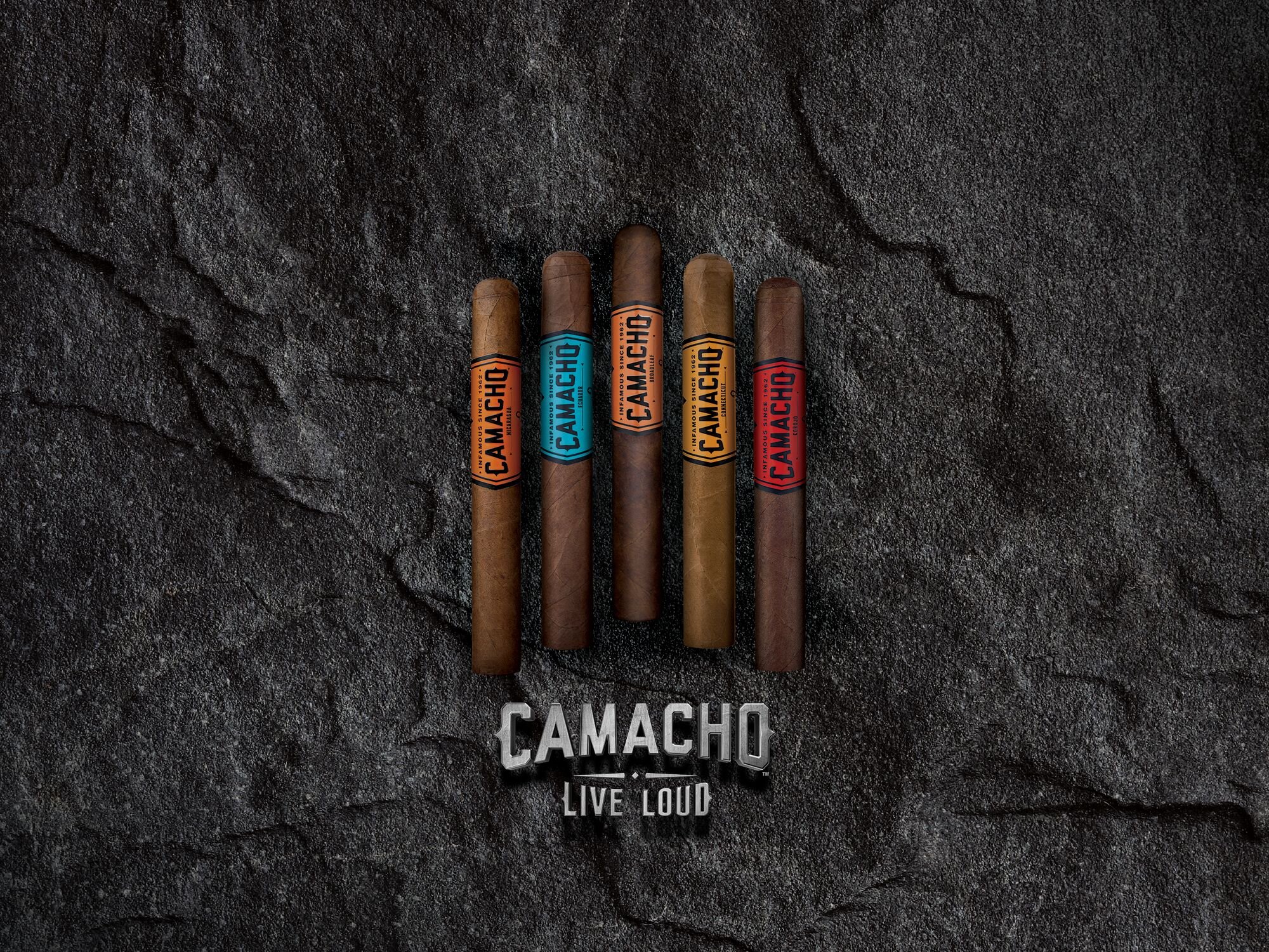 Camacho Cigar Lineup - Nicaragua, Ecuador, Broadleaf, Connecticut, Corojo