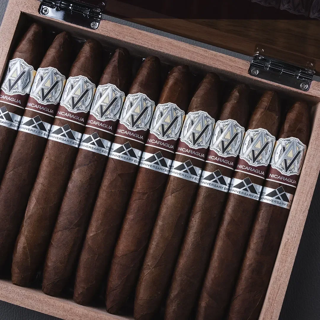 Open Box of 10 AVO Syncro 10th Anniversary Limited Edition cigars