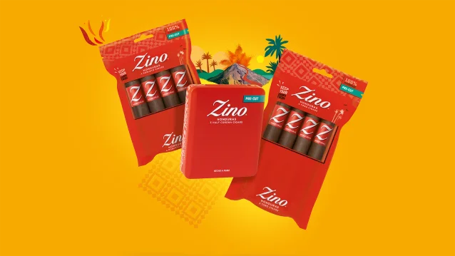 Zino Honduras cigars in various packaging options: fresh packs and tin.  