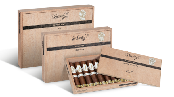 Three Davidoff Dominicana Product Boxes - Toro - Robusto - Short Robusto