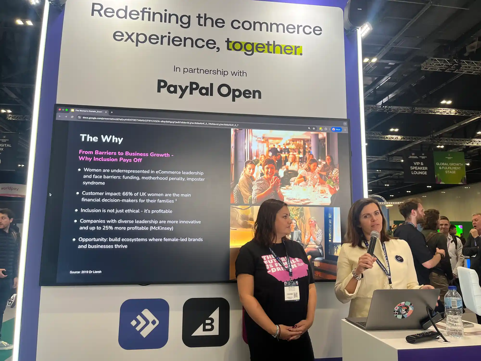 The Women's Domain presentation at ecommerce expo