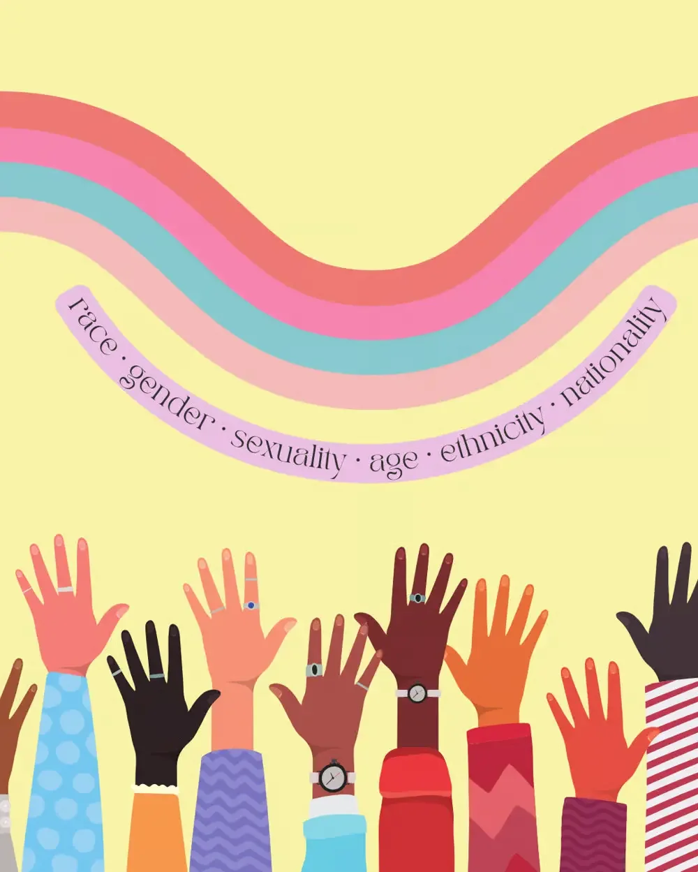 Student project of a carousel by Lucy Penk, titled "Representation", made in Canva via Skillshare.