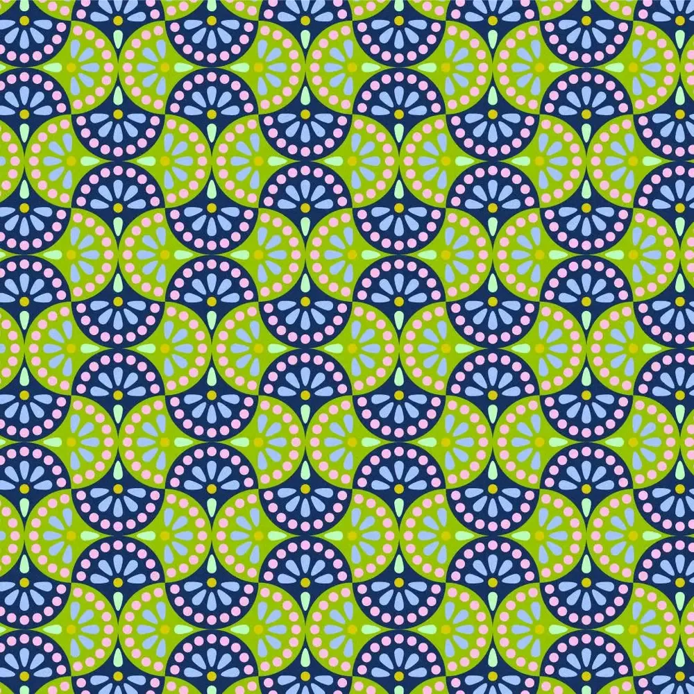 Student pattern design project by Lisa Adams, made in Illustrator via Skillshare.
