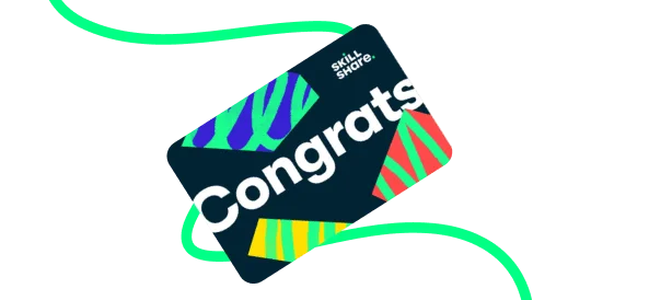 A colorful gift card with the text "Congratulations" prominently displayed, symbolizing celebration and achievement.