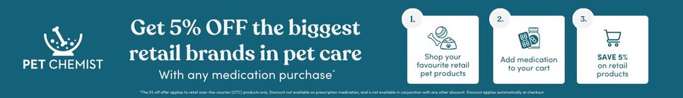 Get 5% off retail products with a med purchase