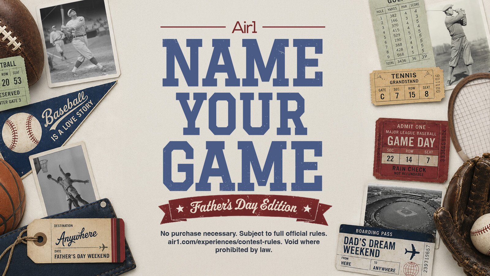Air1 Name Your Game - Father's Day Edition