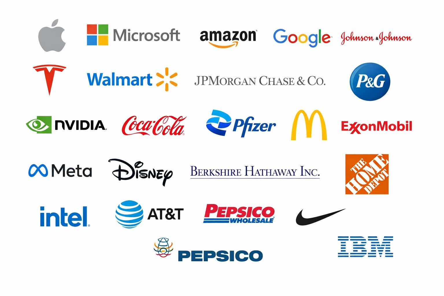 Company logos from the S&P 500