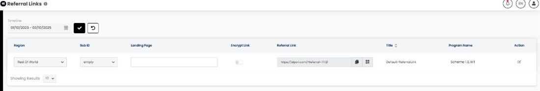 create referral link