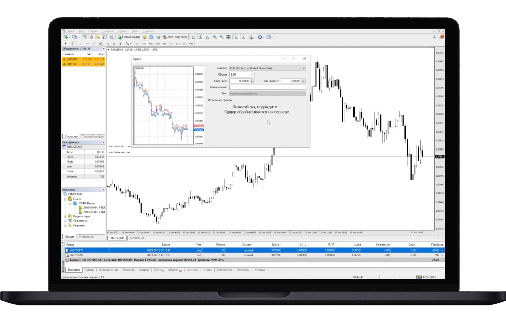 Trade with MetaTrader 4