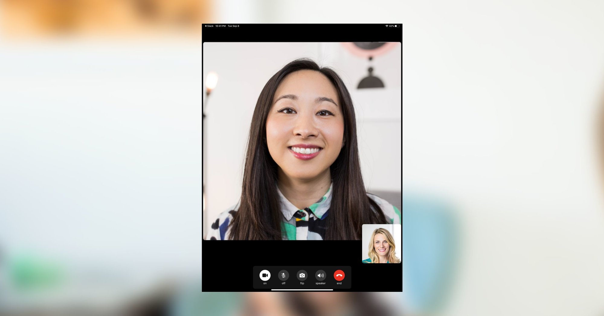 telehealth call in SimplePractice