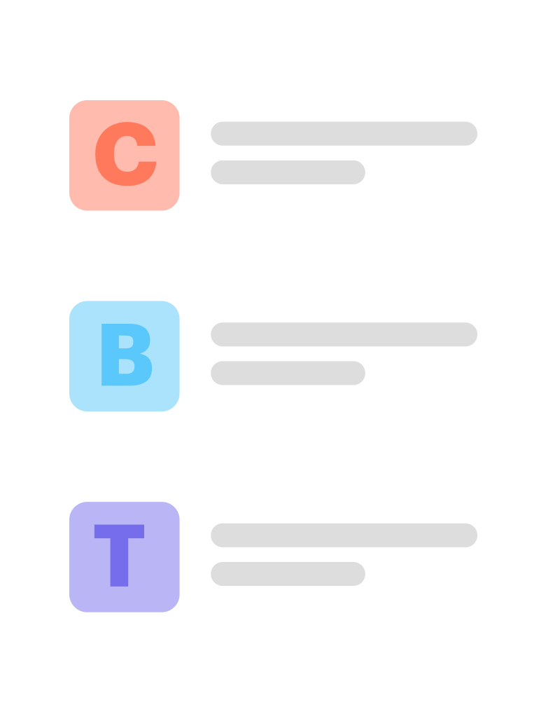 CBT worksheets