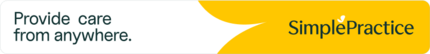 banner stating "Provide care from anywhere" with SimplePractice logo