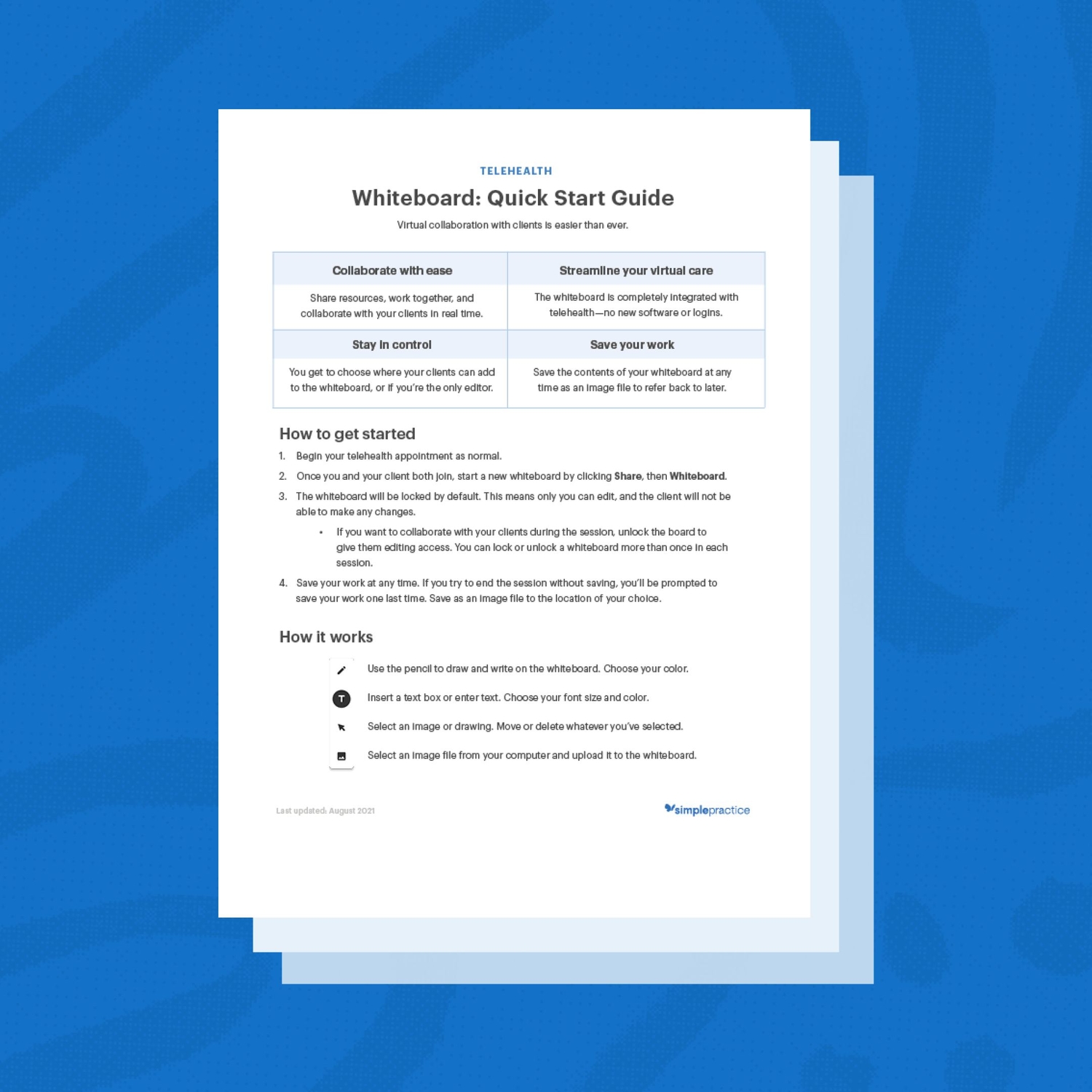 whiteboard telehealth guide