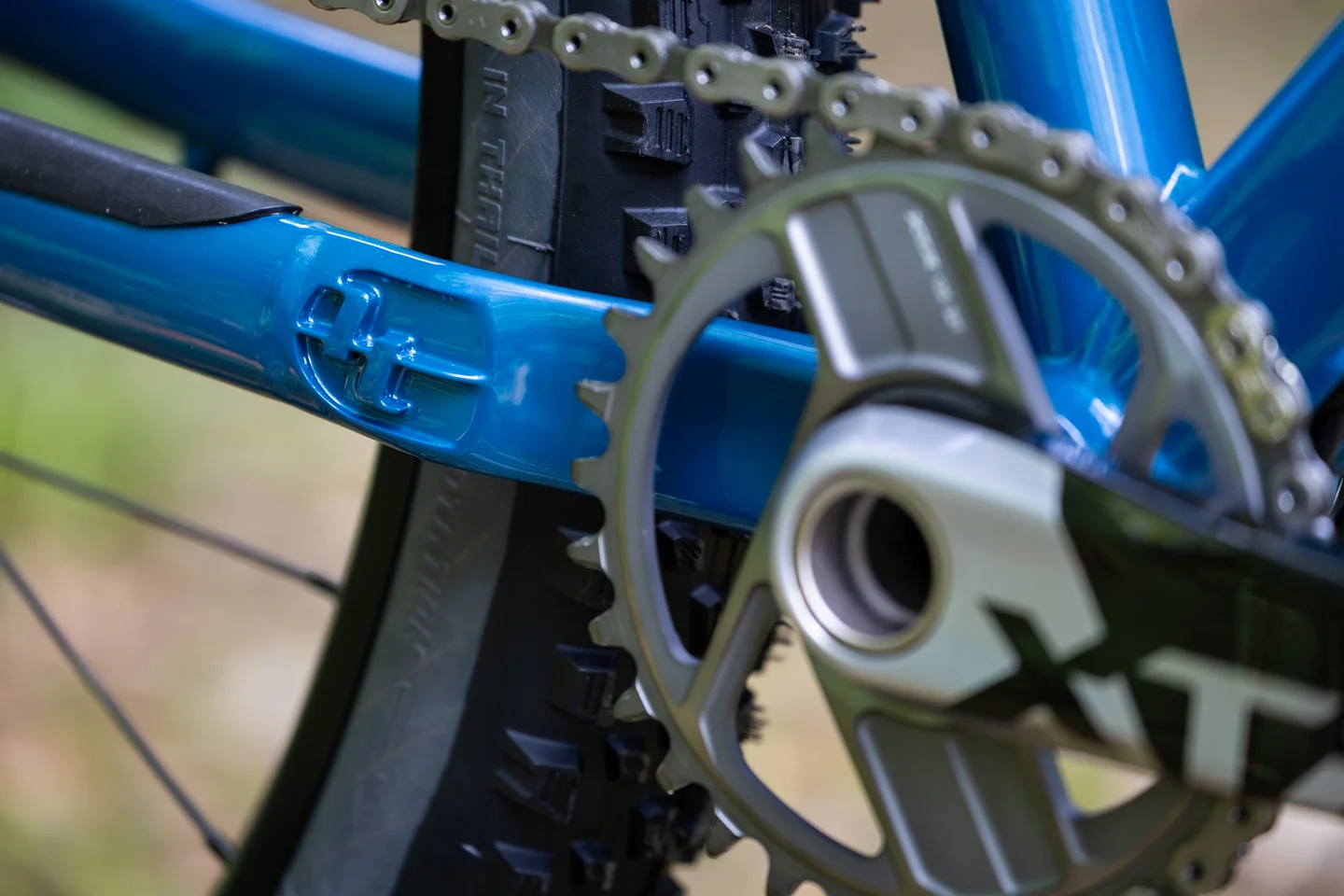 Intend Upside Down suspension fork on Tout Terrain adventure MTB