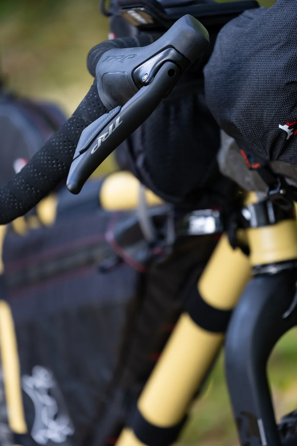 Tout Terrain Longhorn Dropbar with Ritchey clip-on extensions