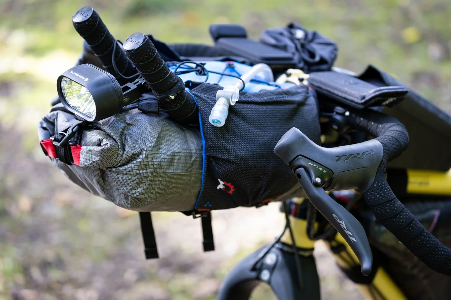 Revelate Designs bikepacking bags on Outback Xplore GT II expedition build