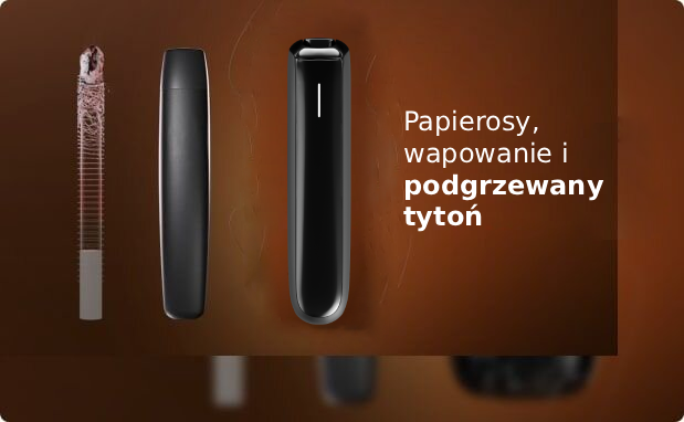 Cigarettes, vaping and heated tobacco