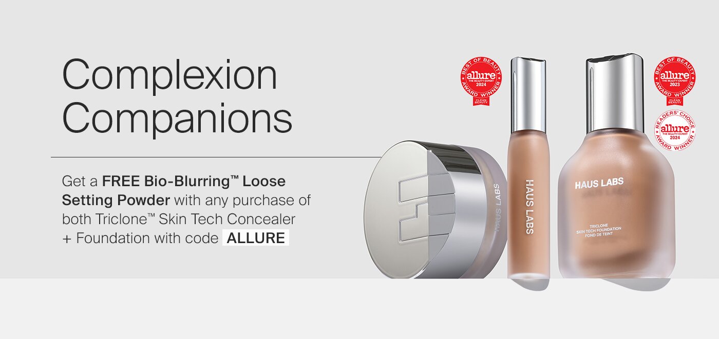 Get a FREE Bio-Blurring™ Loose Setting Powder with any purchase of Triclone™ Skin Tech Concealer + Foundation with code ALLURE 