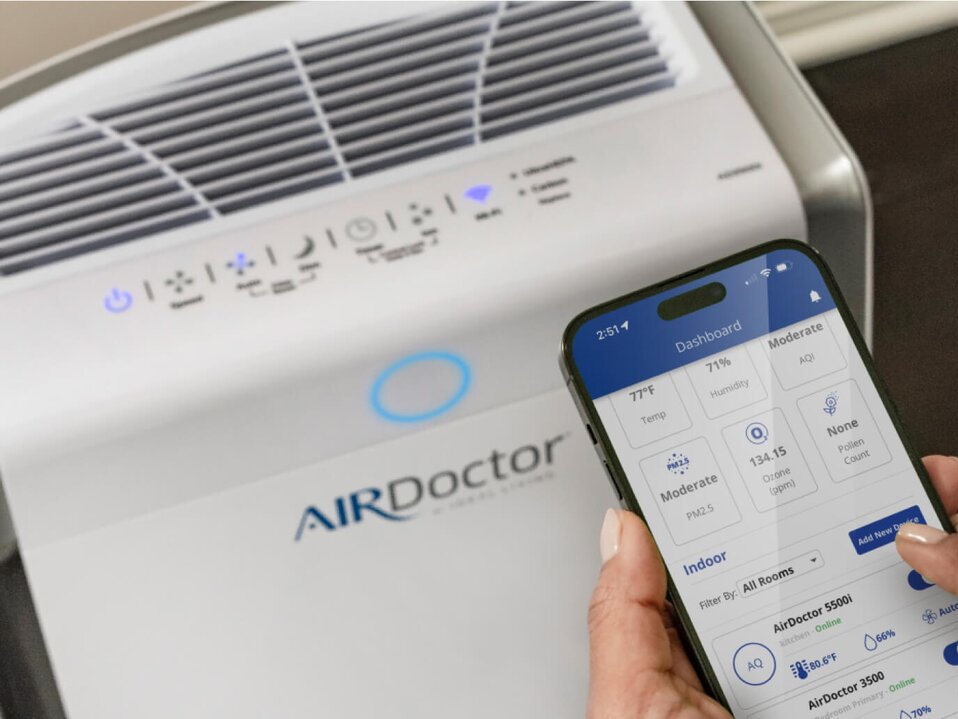AirDoctor smart controls air quality with phone app