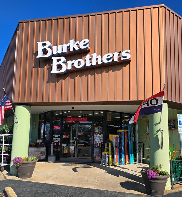 Burke Brothers Hardware Store Front
