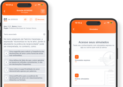 Resolva questões no App QConcursos.