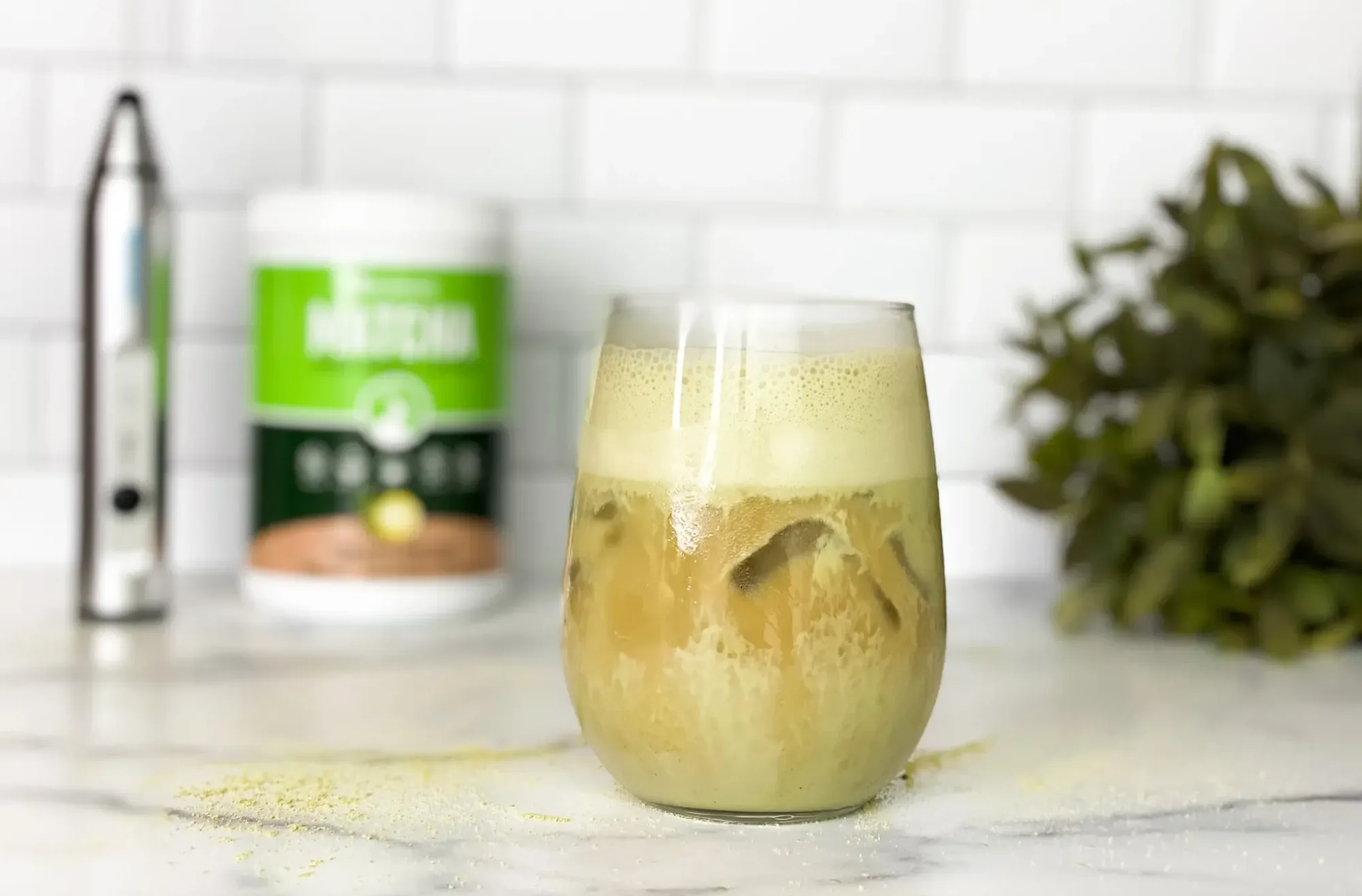 Dirty Matcha Collagen Latte