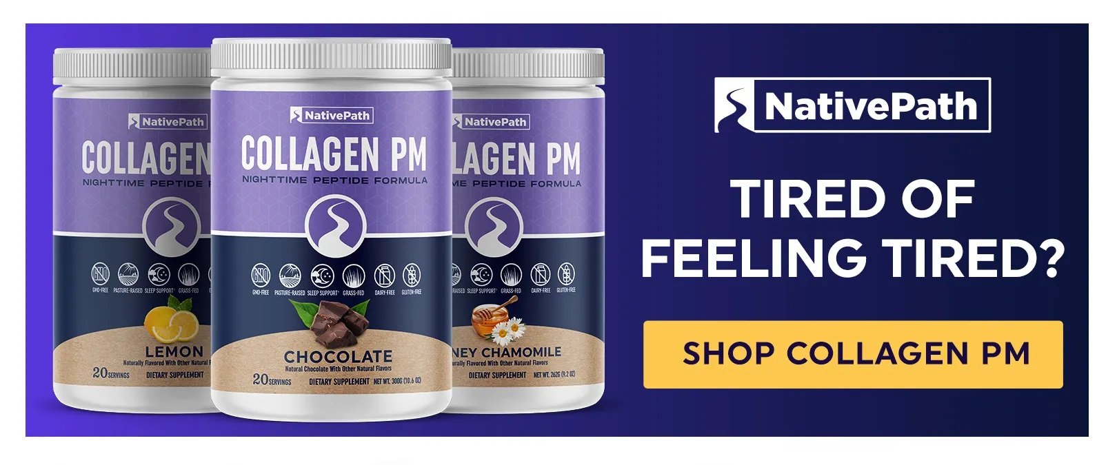 Tired of Feeling Tired? Shop Collagen PM