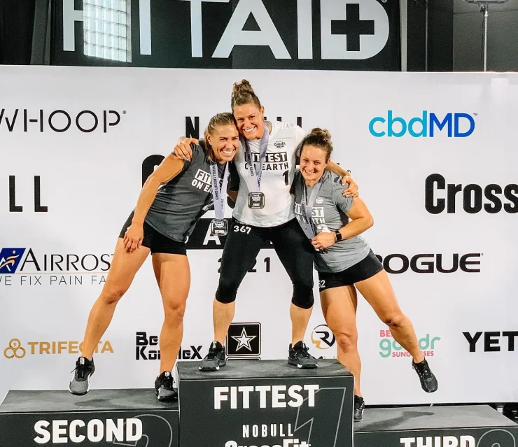 Lauren Gravatt placing second at the CrossFit Games