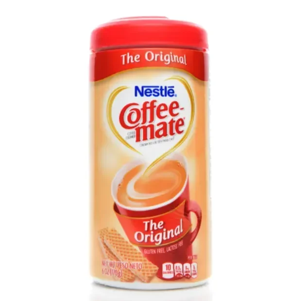 alt="Container of Coffee Mate Original Creamer"