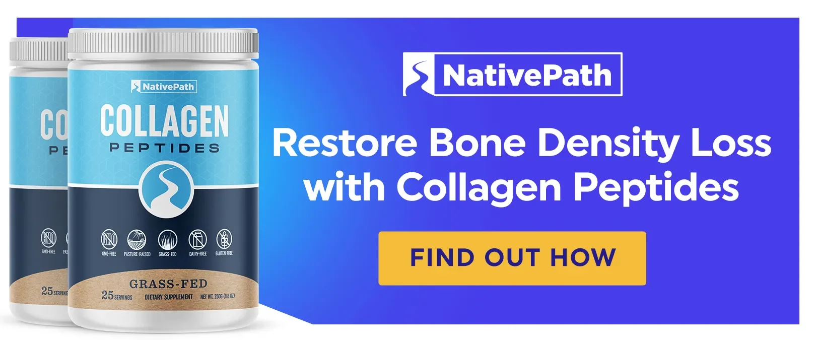 NativePath Collagen Peptides to Restore Bone Density Loss
