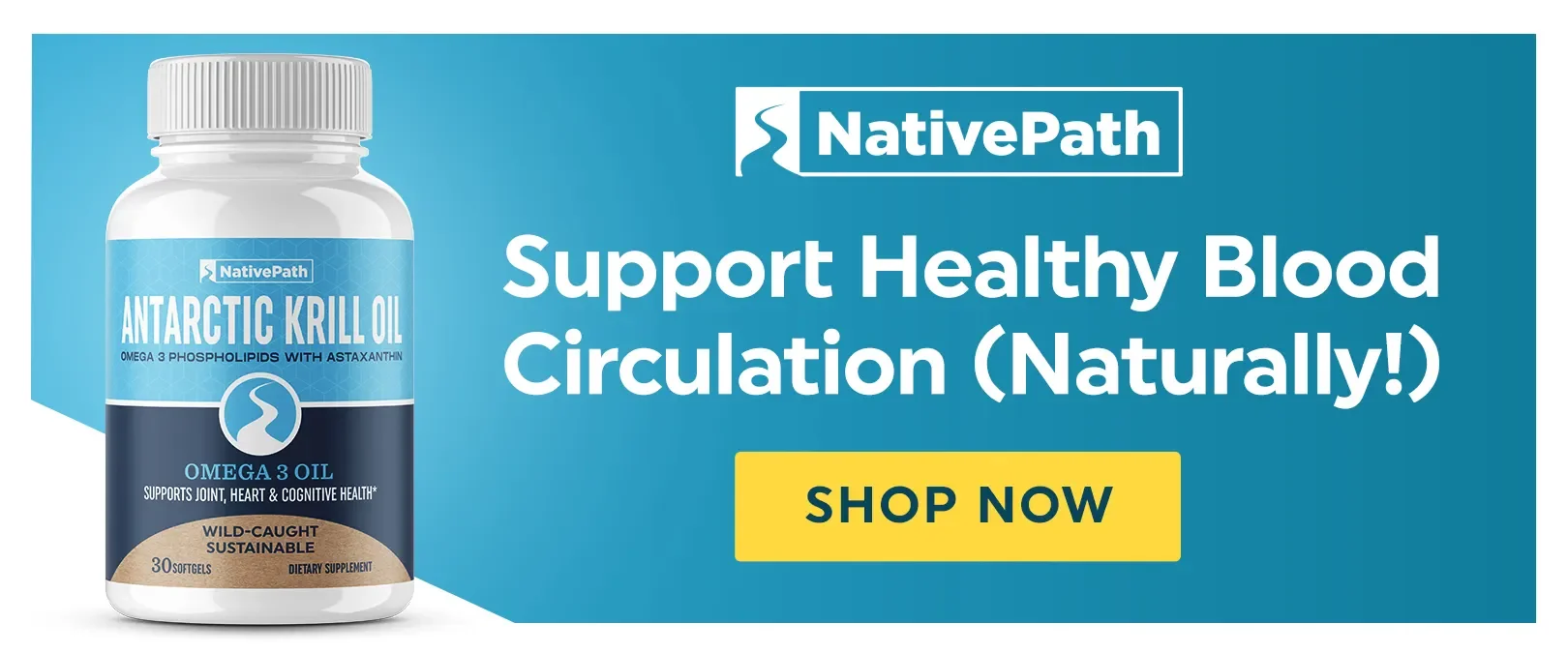 NativePath Krill Oil to Support Healthy Blood Circulation (Naturally!)