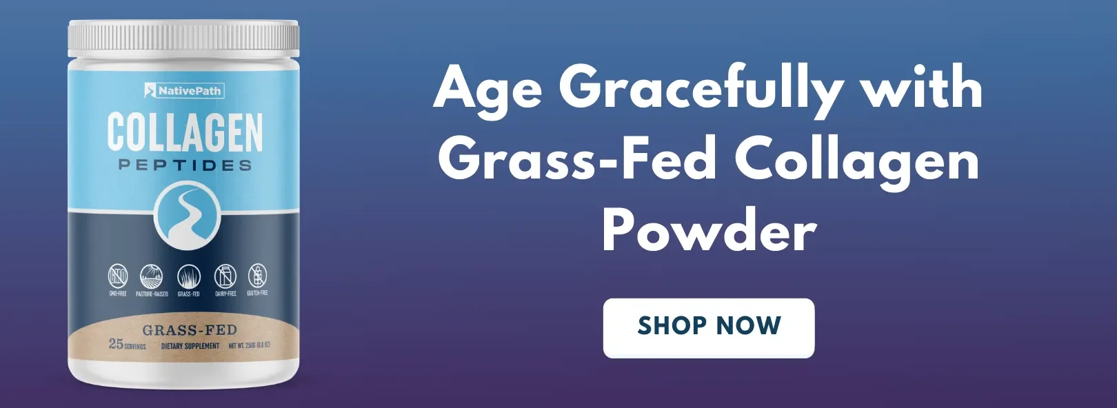 Age Gracefully with NativePath Grass-Fed Collagen Powder
