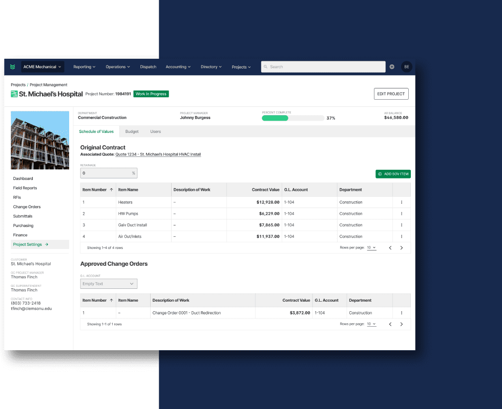 HVAC Project Management Software