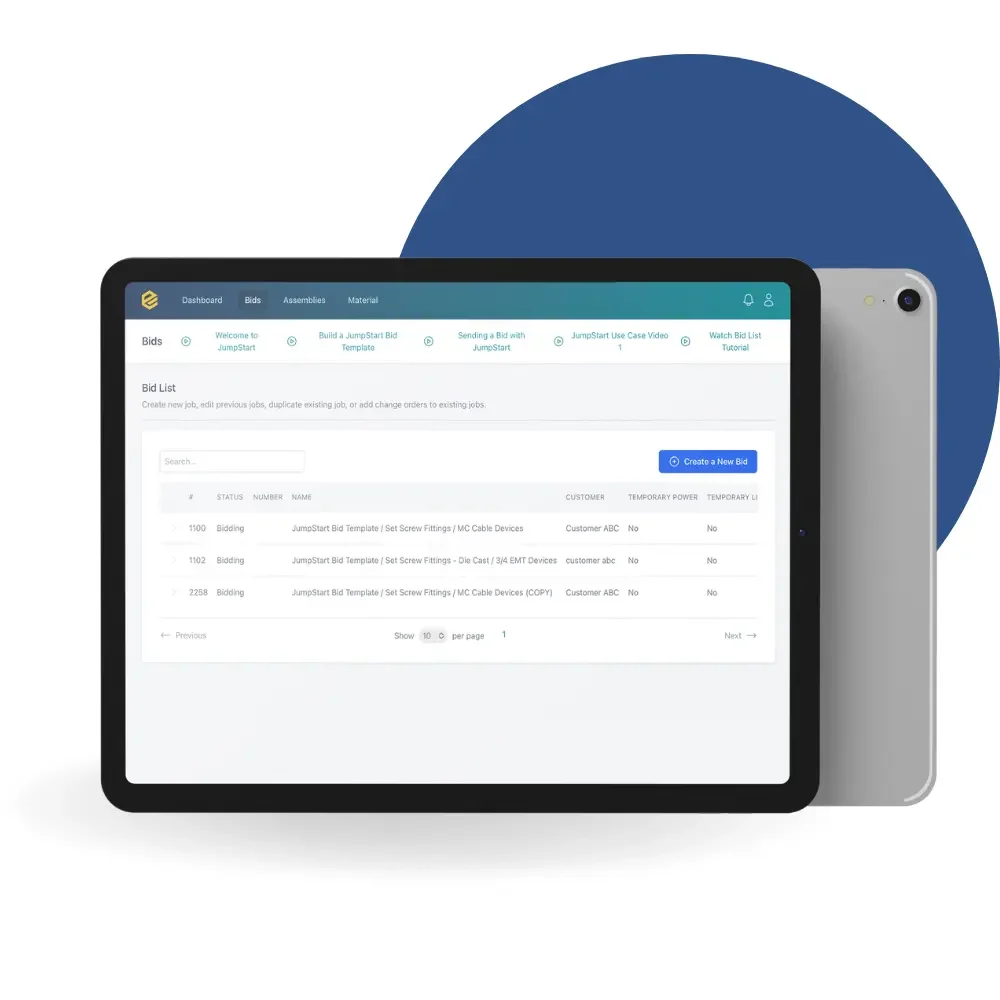 Electric Ease invoice template