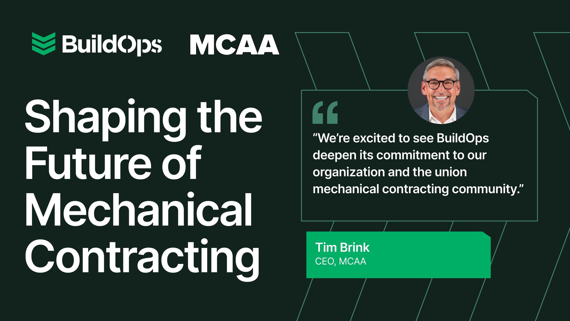 BuildOps Secures Leadership Role on MCAA Governing Board, Driving the Future of Mechanical Contracting image