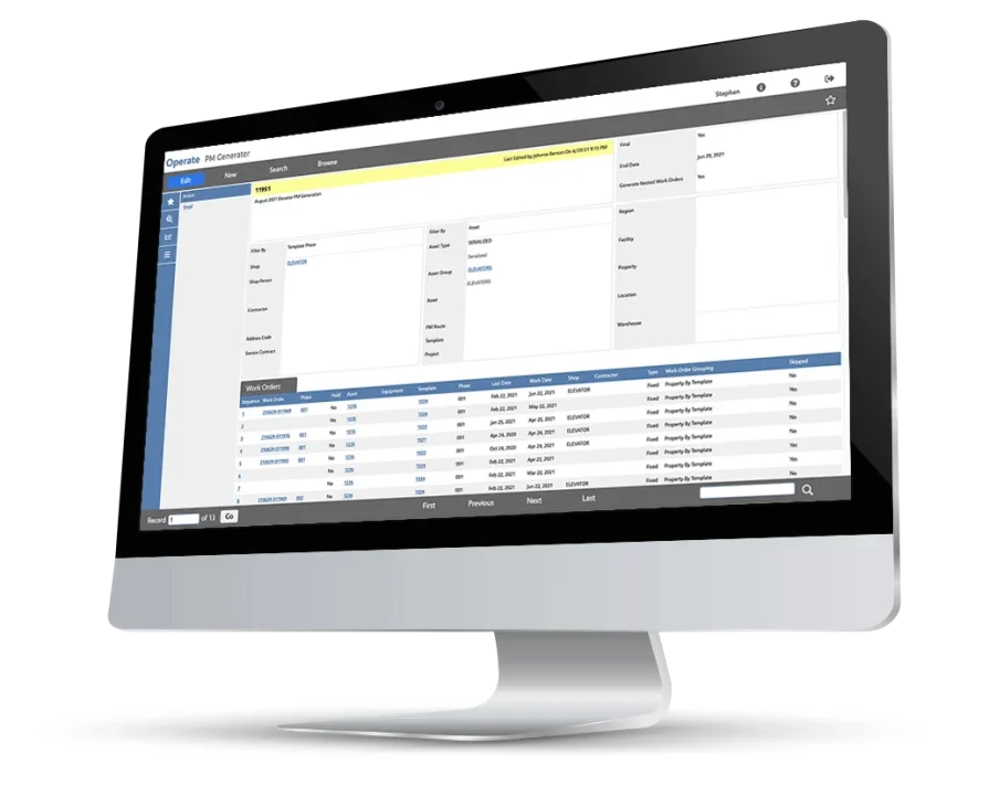 FacilityForce software