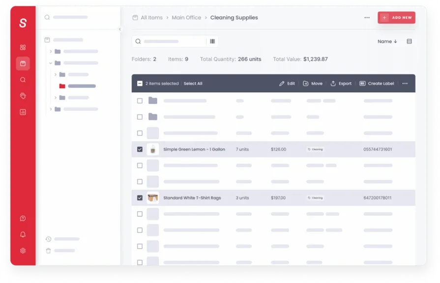 Sortly inventory management software