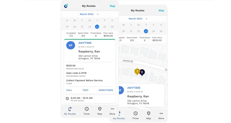 FieldRoutes software