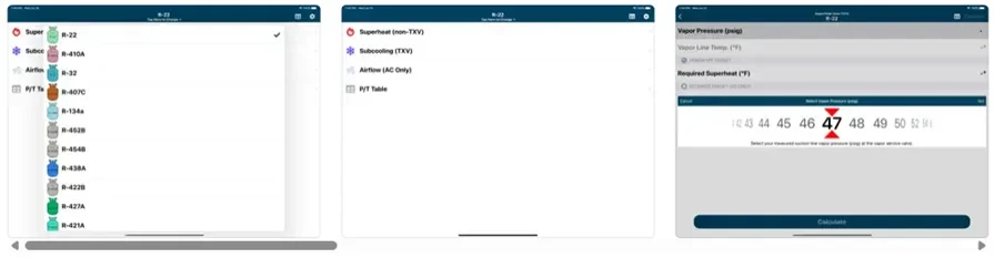 HVAC Check and Charge app