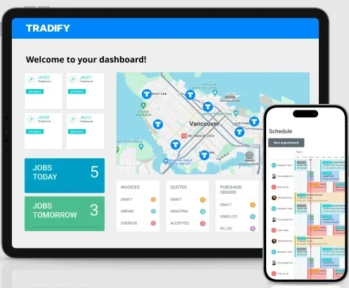 Tradify software